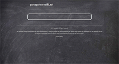 Desktop Screenshot of grouppartnerswiki.net