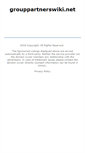 Mobile Screenshot of grouppartnerswiki.net